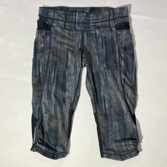 Womens Athleta Shorts Size Small Petite SP gray leggings - Picture 1 of 7